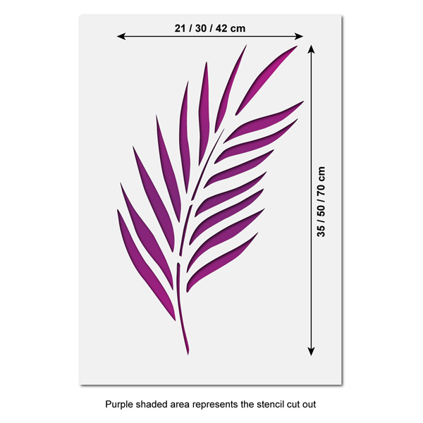 Free Printable Palm Leaf Stencil - Palm Tree Stencils Free Printable